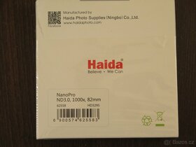 Haida šedý filtr NanoPro ND1000 (3,0) 82 mm - 2