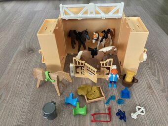 Playmobil - koňská sada v krabičce na klíček - 2