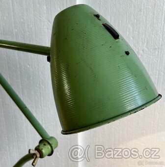 Retro průmyslová dílenská stolní lampa - 2