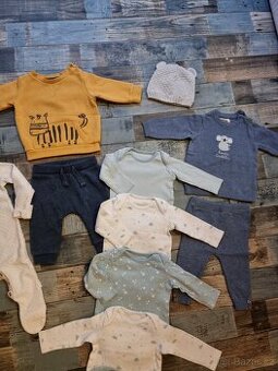 Set F&F velikost 62, body, teplákovka, pyžamko - 2
