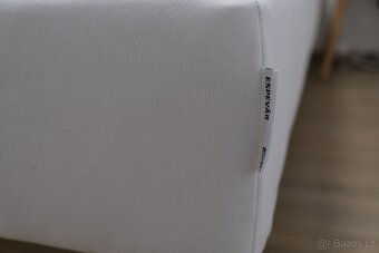 Postel IKEA ESPEVÄR 180x200, včetně potahu a dřevěných nohou - 2