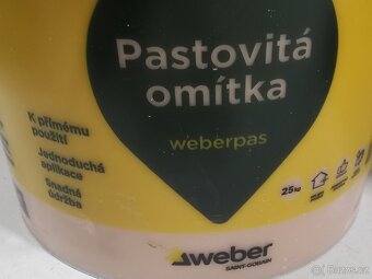 Omítka silikonová weberpas silikon, odstín OR7B, 25 kg - 2