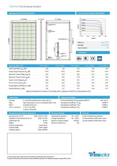 Fotovoltaický panel 235Wp nepoužitý Trina Solar TSM PA05 - 2