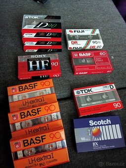 sbírkové kazety BASF,TDK, SONY aj. - 2