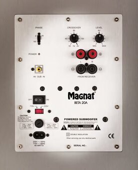 Magnat Betasub 20A,jako novy; 230 W - 2
