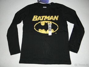 2 nová trička Spiderman a Batman zn, Sinsay vel.140 - 2