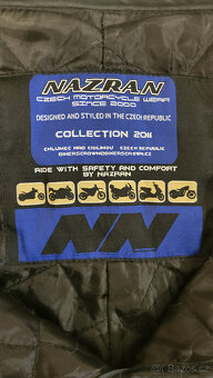 NAZRAN - moto kalhoty XL s vložkou, membránou a chrániči - 2