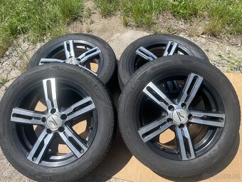Alu kola 5x108.r16.Letni pneu205/55/16.Ford,Peugeot,Renault. - 2