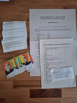 Retro desková hra Parlamentní lustrace - 2