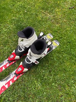 Dětské lyže 80 + lyžáky - 2