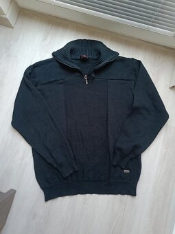 Černý pánský svetr Pierre Cardin, vel. L - 2