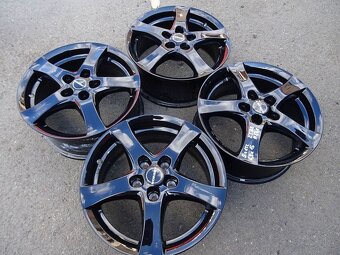 Alu disky černé Borbet, 16", 5x112, ET 38, šířka 6,5J - 2