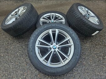 Originální zimní ALU kola BMW R17 + pneu Dunlop 225/55 R17 - 2