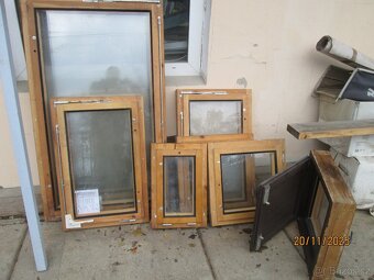 Prodám dřevěná okna Rekord dvojité zasklení nová - 2