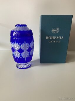 dóza skleněná dóza přejímaný křišťál urna sklo - 2