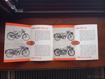 Prodám originál brožuru pro předválečné motocykly Jawa - 2
