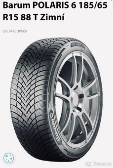 NOVÉ zimní pneumatiky 185/65 R15 - 2