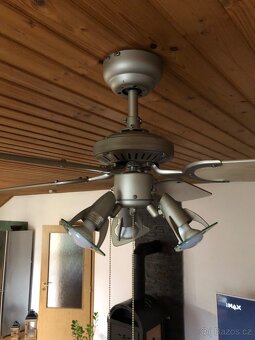 Stropni svetlo lustr s ventilatorem - 2