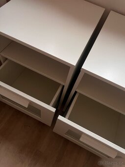 IKEA BRIMNES Noční stolek 2x - 2