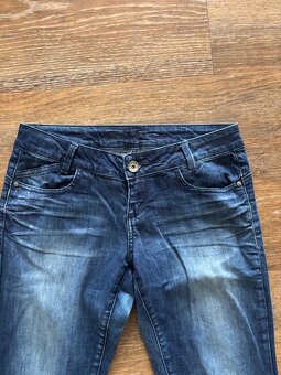 Dámské modré used rifle/džíny Time out, vel. 28/30 - 2