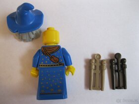 Lego figurka kouzelník / čaroděj,letící sova, lektvar, kniha - 2