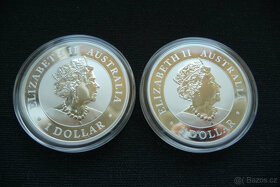 2x 1 oz stříbrná mince Brumby Horse 2020 a 2021 Perth Mint - 2