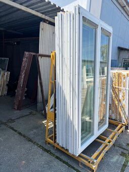 PLASTOVÉ DVOUKŘÍDLÉ BALKÓNOVÉ DVEŘE148x242 -PLZEŇ - 2