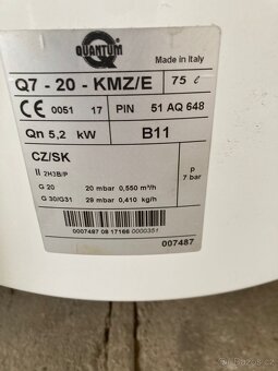 Plynový bojler 75 l Quantum Q7 20 KMZ - 2