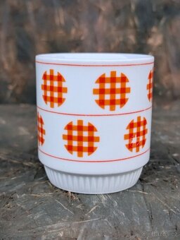 Retro porcelánový hrnek, Czechoslovakia. - 2
