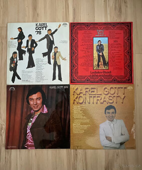 Karel Gott - sada 10 LP (8 x české, 2 x německé) - 2