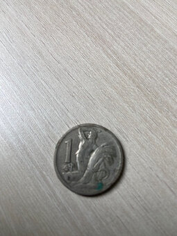Československá koruna z roku 1924 - 2