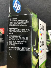 Prodám nové, originální náplně HP 45, 339, 344 a 15 - 2