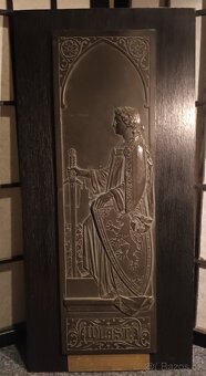 Mimořádná patriotická plaketa kov, od Konstantina buška. - 2