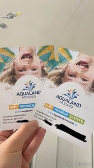 Prodám 2 vstupenky do Aqualandu Moravia - 2