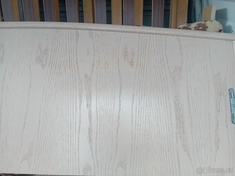 postel dvoulůžko, rošty, matrace, dekor dub světlý - 2