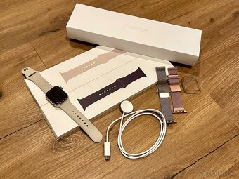 Apple Watch series 8 zlaté Cellular+GPS ocel - 2