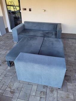 Zánovní rohová sedací souprava - 2