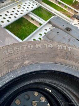 4 kusy letních 165/70R14 81T Continental - 2