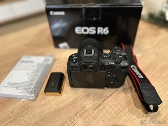 Predám telo Canon R6 + náhradná batéria - 2