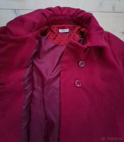 Tmavě červený flaušový kabát Havoc vel. 5-6 let - 2