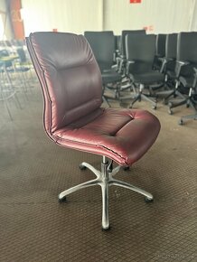 Kancelářská židle - kůže - 2