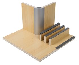 Nábytkové topolové překližky 15mm + Alu profil 2,2m - 2