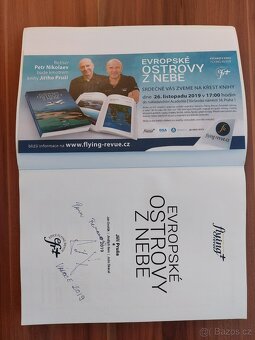 Kniha EVROPSKÉ OSTROVY Z NEBE autor pilot Jiří Průša - 2