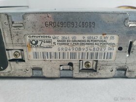 GRUNDIG OPEL WKC 2841 VD RARITA OLDTIMER VETERÁN - autorádio - 2