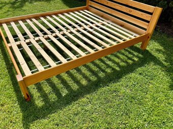 Manzelska postel 200x180 masiv - 2