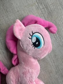 Růžový plyšový pony, 35 x 30 cm - 2