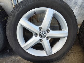 16"zimní alu sada Aspen 5x112 origo Golf 7 6 Caddy Touran - 2