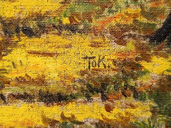 Obraz - Ťok, olejomalba na plátně 65x50 - 2