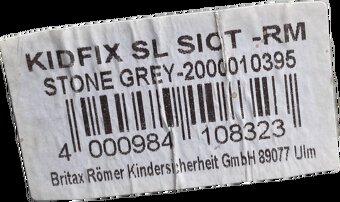 Autosedacka Römer Kidfix SL - 2