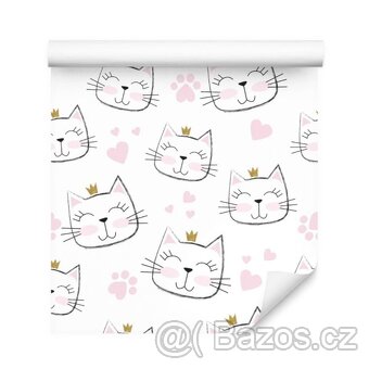 NOVÁ tapeta kočky 10m x 53cm (3 ks)) - 2